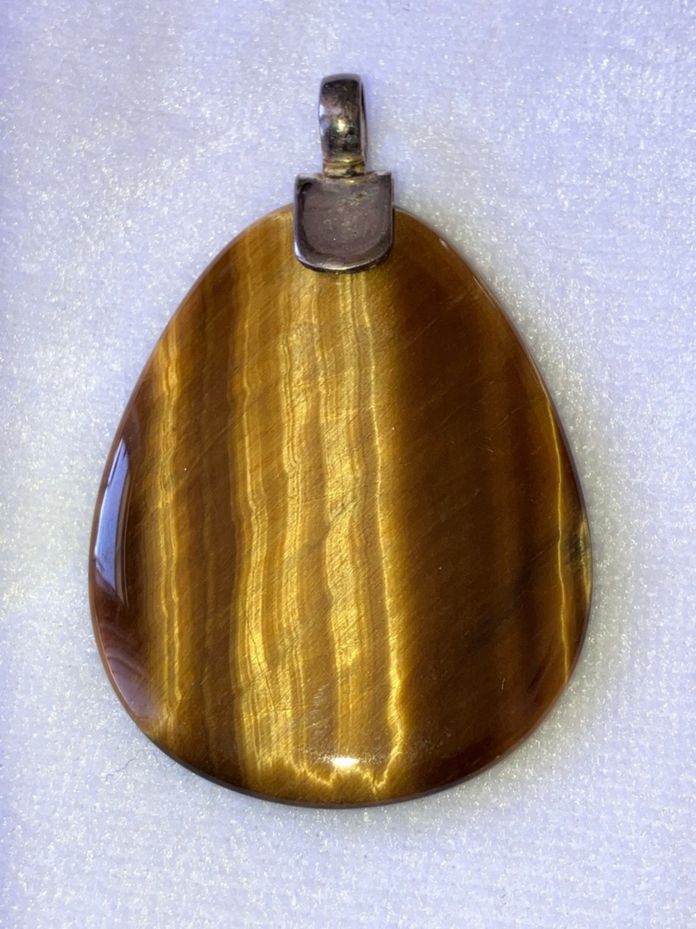 Vintage Tiger Eye Sterling pendant